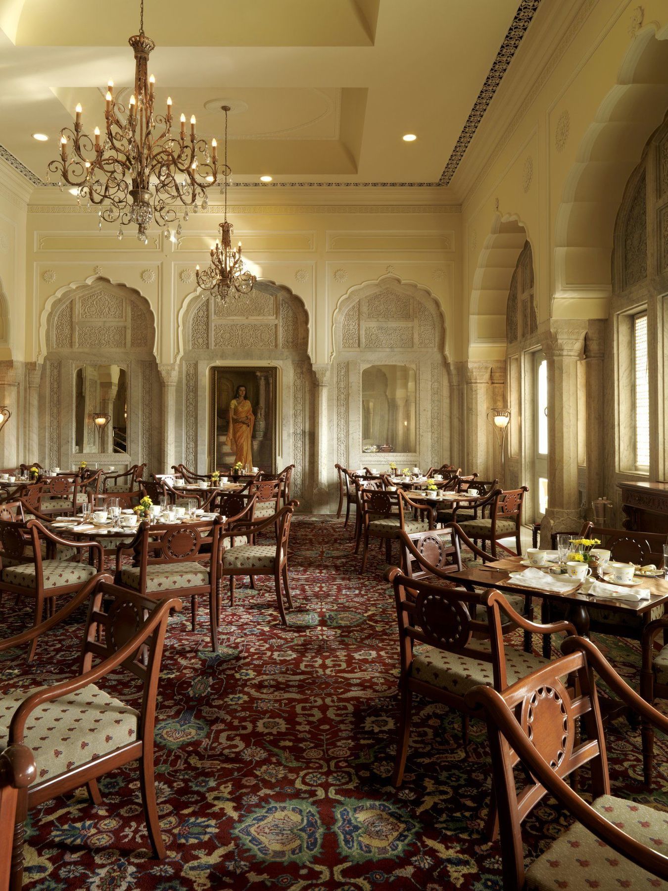 ทัช รามพาฆะ พาเลซ Hotel ชัยปุระ ร้านอาหาร รูปภาพ
